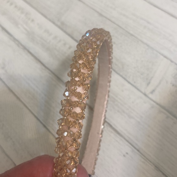 Pink Crystal Butterflies Headband - Picture 4 of 6